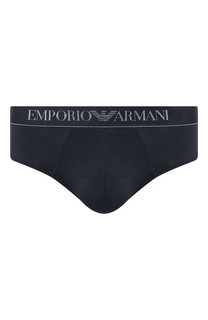 Брифы из вискозы с широкой резинкой Emporio Armani