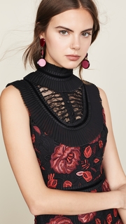 alice + olivia Evelina Ruffle Dress