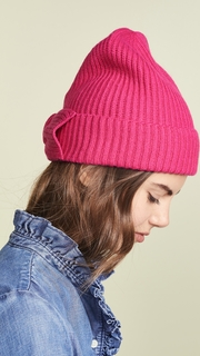Kate Spade New York Solid Bow Beanie Hat