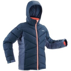 Детская Горнолыжная Двухсторонняя Куртка 500 Warm Синяя Wedze