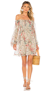 Платье с юбкой солнце bayou - Zimmermann