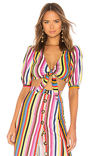 Блуза с завязкой спереди tie front - LPA