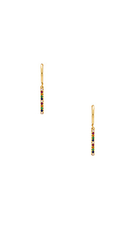 Серьги rainbow drop - SHASHI