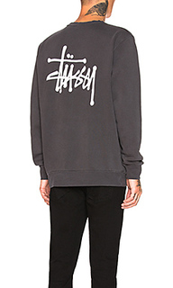 Свитшот с круглым вырезом basic - Stussy