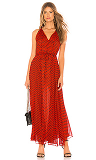 Макси платье tie waist - Diane von Furstenberg