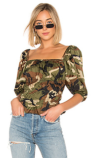 Камуфляжный топ shirred - LPA