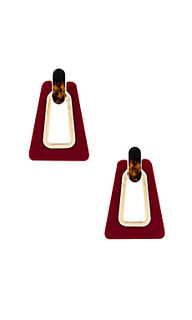 Серьги trapezoid - Rebecca Minkoff