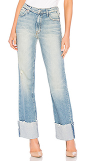 Широкие джинсы duster cuff fray - MOTHER
