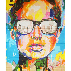 Картина по номерам на дереве Color KIT "Абстрактный портрет", 40х50 см