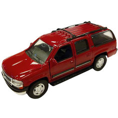 Модель машины 1:34-39 Chevrolet Tahoe, Welly, красная