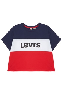 Синяя футболка с контрастным принтом Red Tab Levis®