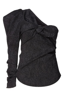 Асимметричный топ из металлизированной ткани Isabel Marant