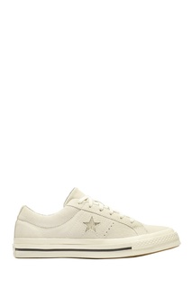Белые замшевые кеды Converse