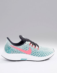 Кроссовки мятного цвета Nike Running Air Zoom Pegasus - Синий