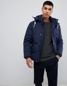 Дутая куртка со съемным капюшоном Jack & Jones Originals - Темно-синий