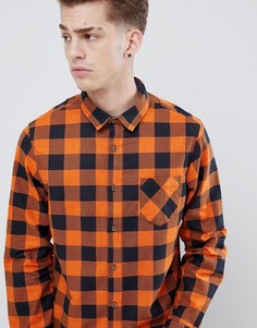 Фланелевая рубашка в крупную клетку Brave Soul - Коричневый