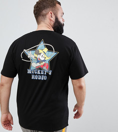 Свободная футболка с принтом ASOS DESIGN PLUS - Черный