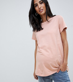 Розовая футболка с круглым вырезом ASOS DESIGN Maternity ultimate - Желтый