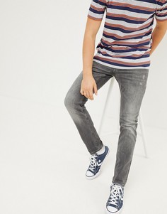 Серые узкие джинсы из органического хлопка Esprit - Серый