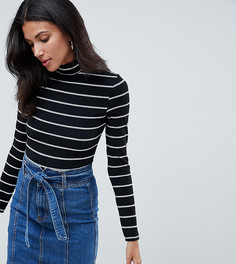 Кроп-топ в полоску с длинными рукавами ASOS DESIGN Tall - Мульти
