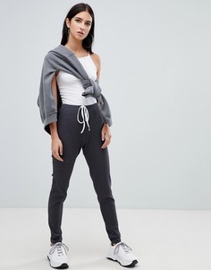 Джоггеры слим в рубчик ASOS DESIGN - Серый