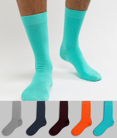 5 пар носков ASOS DESIGN - Мульти