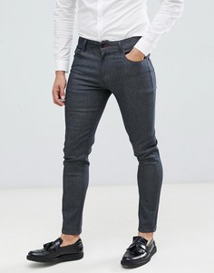 Серые строгие джинсы скинни ASOS DESIGN - Серый