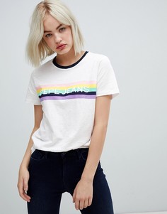 Футболка с логотипом Pepe Jeans Luca - Белый