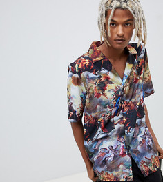 Рубашка с принтом и воротником в виде лацканов Reclaimed Vintage inspired - Мульти