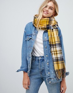 Шарф в клетку New Look - Желтый