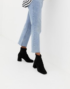 Ботинки на блочном каблуке New Look - Черный