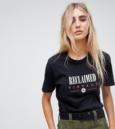 Черная футболка с логотипом Reclaimed Vintage - Черный