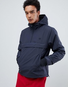 Темно-серая куртка с воротом на молнии Fred Perry - Серый