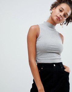 Кроп-топ без рукавов Glamorous - Серый