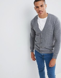 Серый кардиган из 100% мериносовой шерсти United Colors of Benetton - Серый