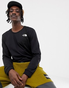 Черный лонгслив The North Face Simple Dome - Черный