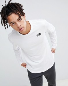 Белый лонгслив The North Face - Белый