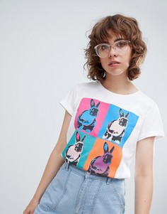 Футболка с кроликом PS by Paul Smith - Белый