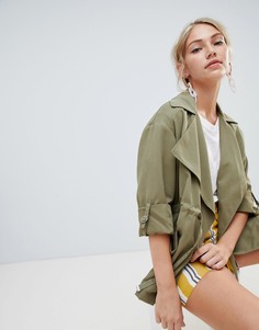 Куртка в стиле милитари Stradivarius - Зеленый