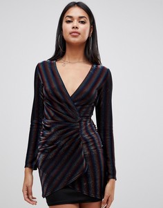 Платье мини с запахом TFNC - Мульти