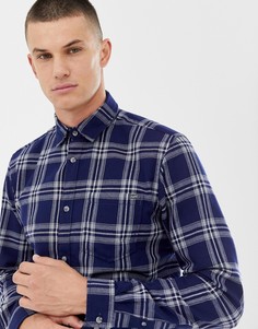 Рубашка в клетку Jack and Jones Originals - Темно-синий