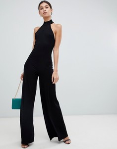 Комбинезон-халтер ASOS DESIGN - Черный