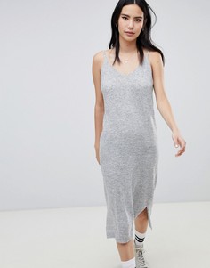 Трикотажное платье Bershka - Серый