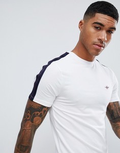 Белая футболка с отделкой лентой River Island - Белый