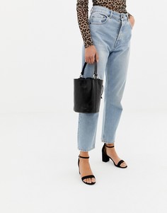 Классические босоножки на блочном каблуке New Look - Черный