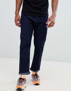 Bershka Joinlife straight fit jeans in dark blue - Синий