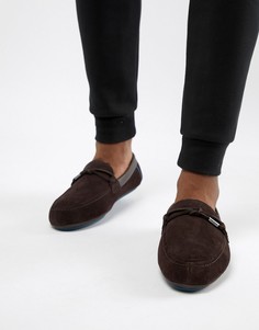 Коричневые замшевые слиперы Ted Baker Valcent - Коричневый