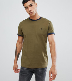 Узкая футболка цвета хаки Jack Wills Baildon - Зеленый