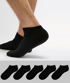 Черные спортивные носки New Look - Черный