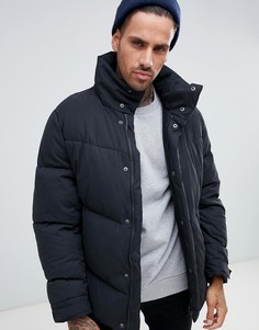 Черная дутая oversize-куртка ASOS DESIGN - Черный